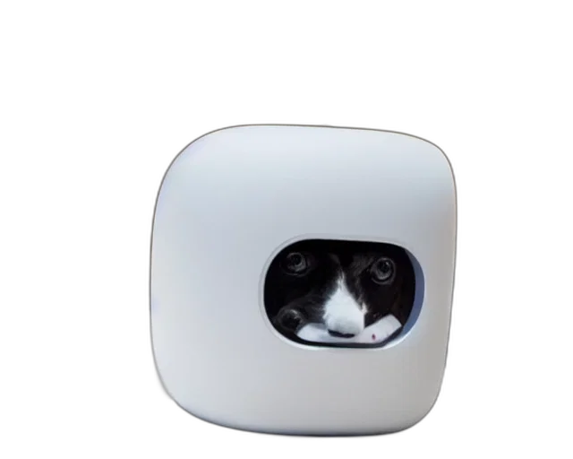 robot, animal, furniture, face, 3d render, photorealistic, concept art, apple transparent PNG cut-out