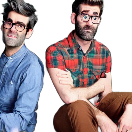 hair, rhett, link transparent PNG cut-out