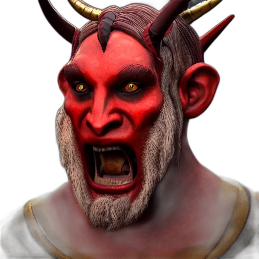 face, mask, creature, staff transparent PNG cut-out