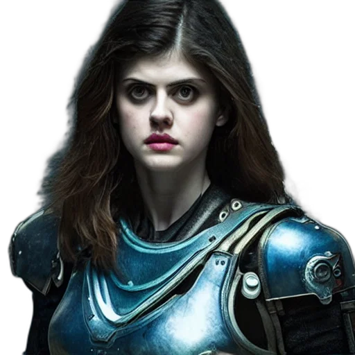 face, robot, concept art, photorealistic transparent PNG cut-out