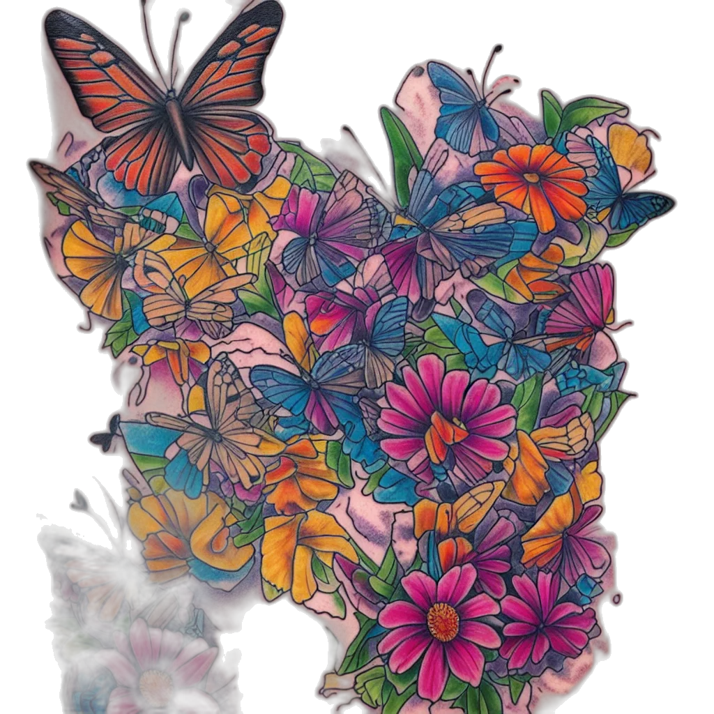 flower, dress, mask, crown, watercolor, fantasy art, concept art, photorealistic transparent PNG cut-out
