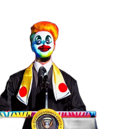 string, puppet, president, clown transparent PNG cut-out