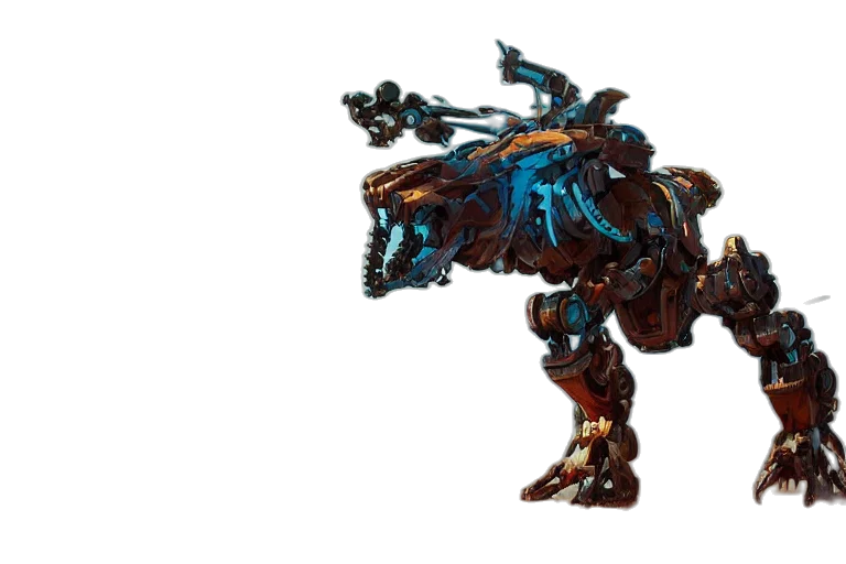 robot, weapon, dragon, creature transparent PNG cut-out