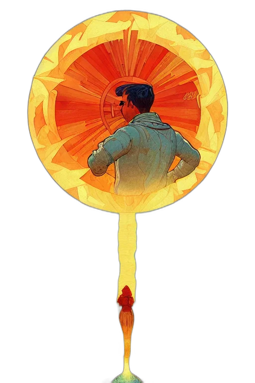 umbrella, staff, jacket, weapon transparent PNG cut-out