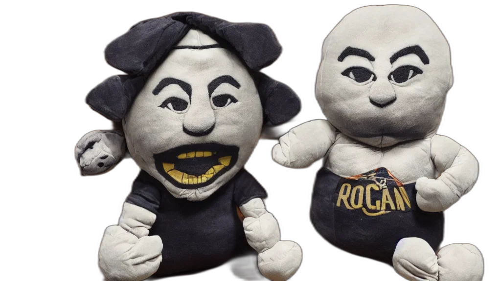 joe, rogan, themed, plushi transparent PNG cut-out