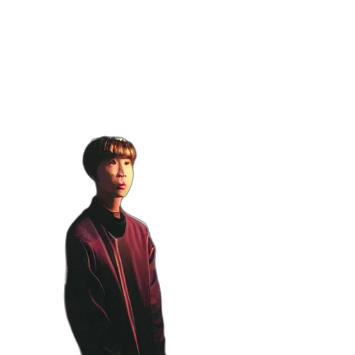 jacket, staff, face, robot transparent PNG cut-out