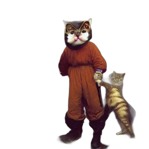 animal, creature, staff, jacket transparent PNG cut-out
