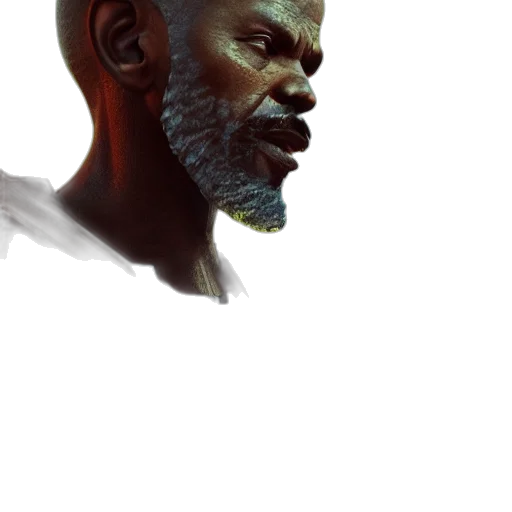 face, creature, concept art, photorealistic, fantasy art, comic book art, dark, red transparent PNG cut-out