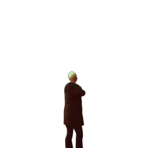 staff, jacket, robot, weapon transparent PNG cut-out