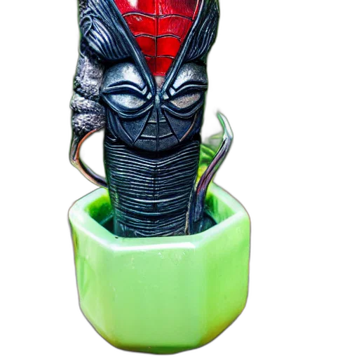 mask, 3d render, concept art, closeup, photorealistic, capture, glossy, spider transparent PNG cut-out