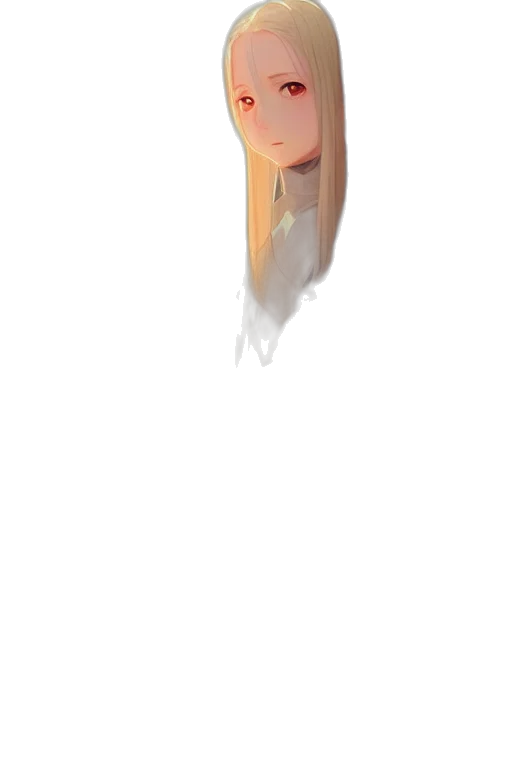 hair, face, staff, hat transparent PNG cut-out