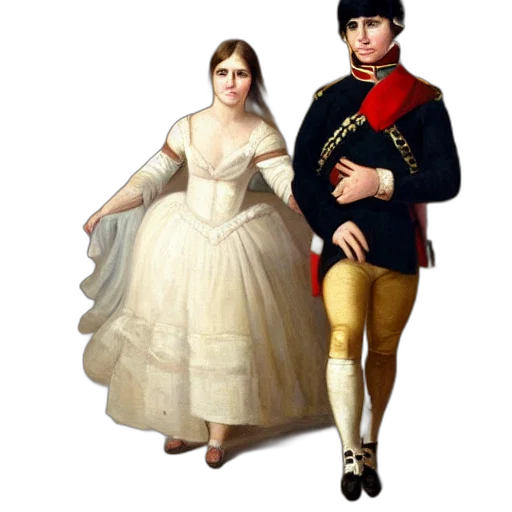 dress, oil painting, photorealistic, concept art transparent PNG cut-out