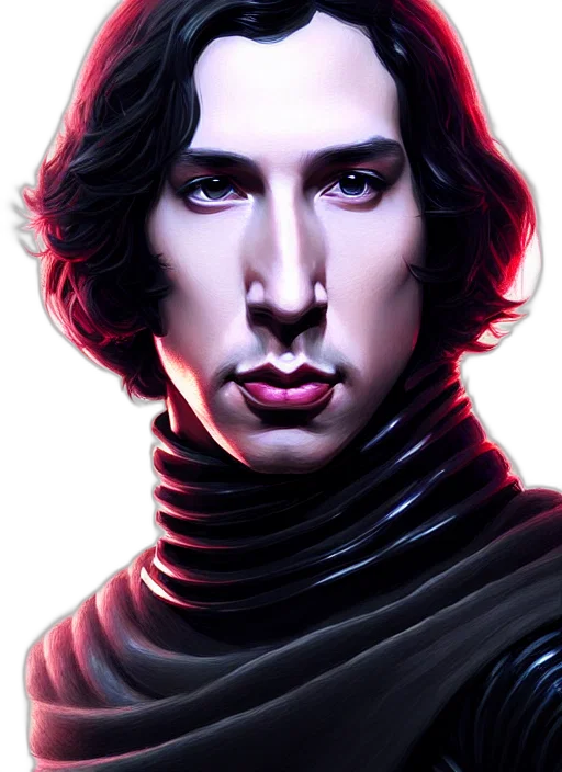 face, photorealistic, fantasy art, comic book art transparent PNG cut-out