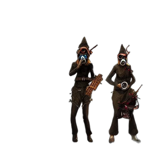 staff, mask, hat, weapon transparent PNG cut-out