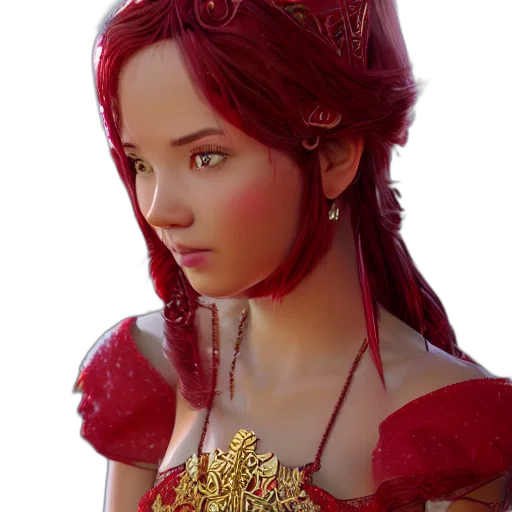 crown, jewelry, photorealistic, 3d render transparent PNG cut-out