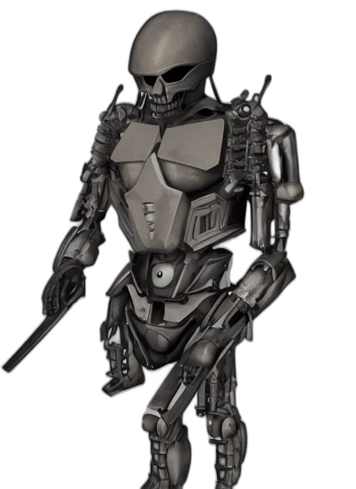 robot, weapon, concept art, 3d render, cyberpunk, comic book art, combat, android transparent PNG cut-out