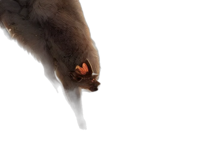 animal, creature, hair, staff transparent PNG cut-out