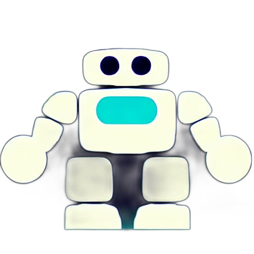 robot, creature, animal, 3d render, pixel art, concept art, cartoon, monochrome transparent PNG cut-out