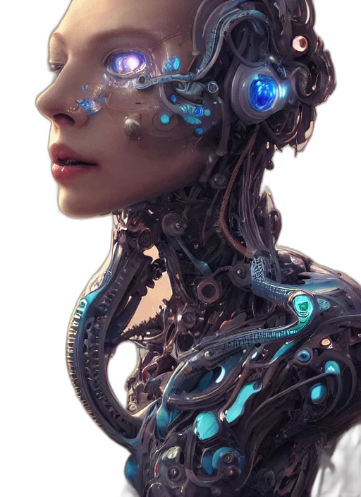 robot, jewelry, face, mask transparent PNG cut-out