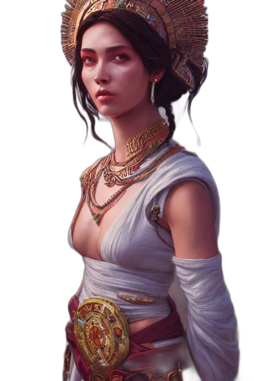 jewelry, face, crown, staff transparent PNG cut-out