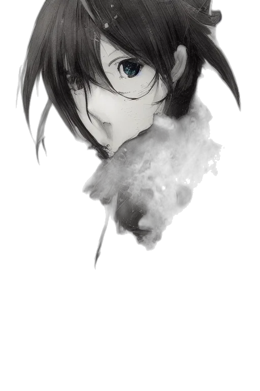 mask, face, robot, weapon, anime, photorealistic, fantasy art, watercolor transparent PNG cut-out