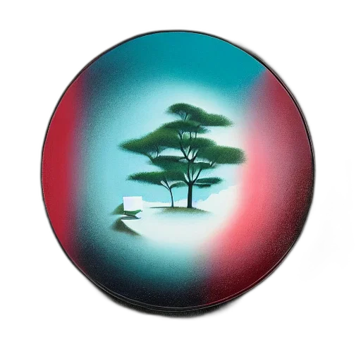 tree, umbrella, jewelry, photorealistic transparent PNG cut-out