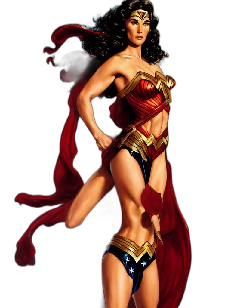 comic book art, concept art, fantasy art, photorealistic transparent PNG cut-out