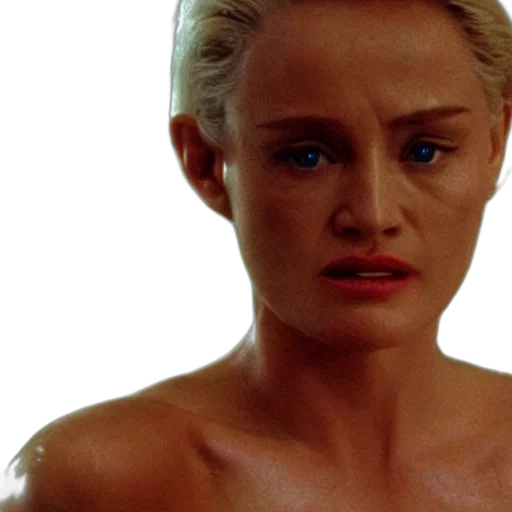 face, photorealistic, underwater, neon lights, film, still, basic, instinct transparent PNG cut-out