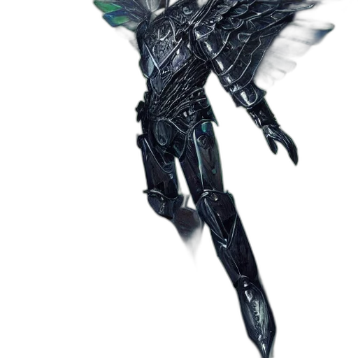robot, dragon, weapon, staff transparent PNG cut-out