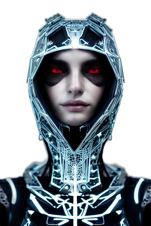 robot, face, mask, jewelry transparent PNG cut-out