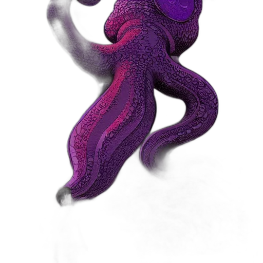 creature, hair, dragon, animal transparent PNG cut-out