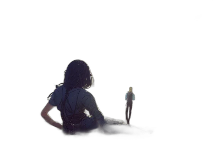 creature, robot, hair, weapon transparent PNG cut-out
