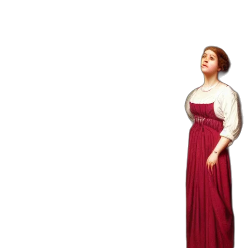 dress, staff, concept art, photorealistic transparent PNG cut-out