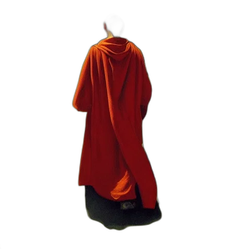 dress, jacket, staff, hat transparent PNG cut-out