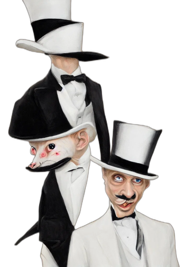 hat, mask, face, concept art transparent PNG cut-out