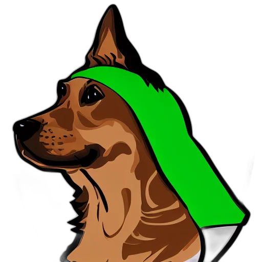 staff, animal, hat, crown, cartoon, pixel art, concept art, photorealistic transparent PNG cut-out