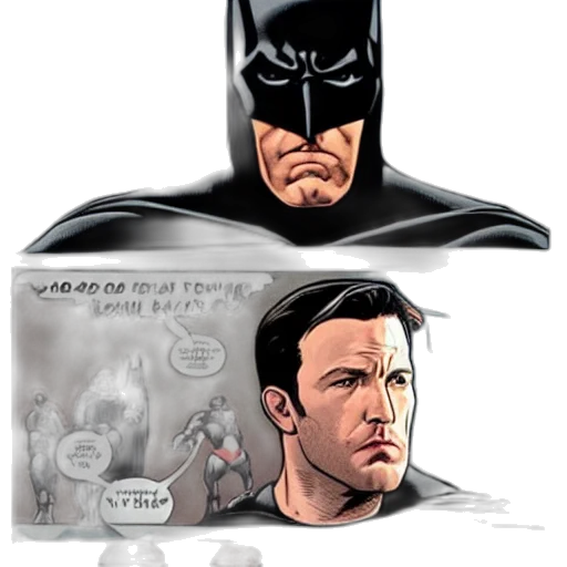 comic book art, concept art, cartoon, ben transparent PNG cut-out