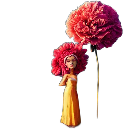 flower, dress, crown, hat transparent PNG cut-out