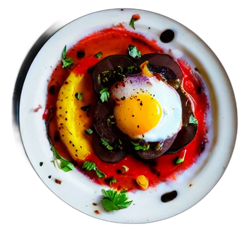 food, photorealistic, black, pudding transparent PNG cut-out