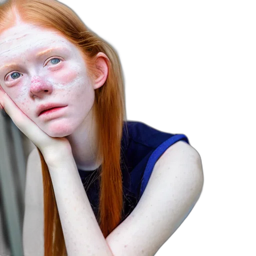 face, mask, creature, hair transparent PNG cut-out