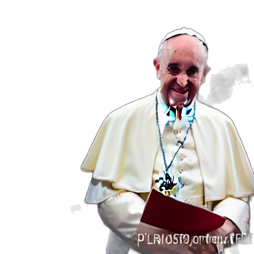staff, 3d render, photorealistic, pope transparent PNG cut-out