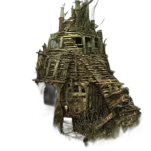 building, weapon, robot, crown transparent PNG cut-out
