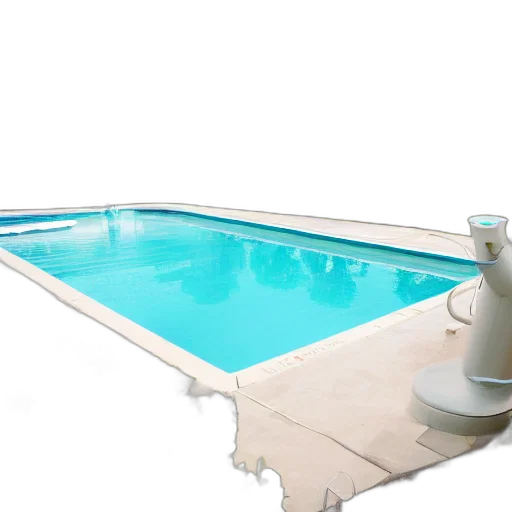 3d render, photorealistic, underwater, swimming, pool, pump transparent PNG cut-out