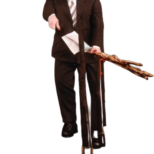staff, umbrella, weapon, jacket transparent PNG cut-out