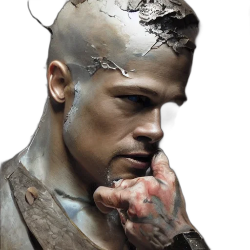 face, mask, photorealistic, concept art transparent PNG cut-out