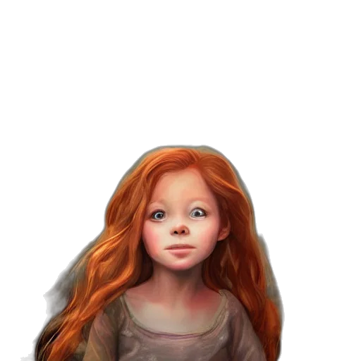 face, hair, dress, creature, fantasy art, concept art, photorealistic, 3d render transparent PNG cut-out