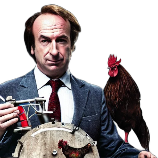 animal, saul, goodman, rooster, saw, movie, torture, chamber transparent PNG cut-out