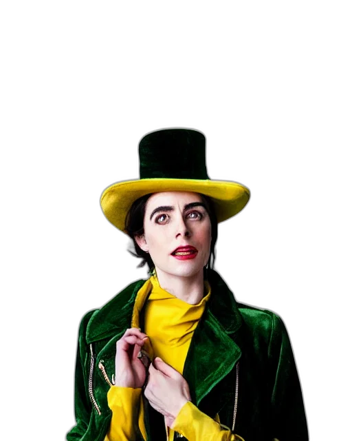 hat, jacket, face, staff, cartoon, concept art, photorealistic, comic book art transparent PNG cut-out