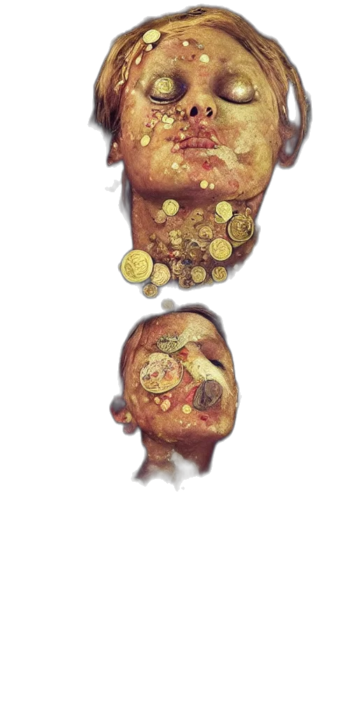 food, mask, face, crown transparent PNG cut-out