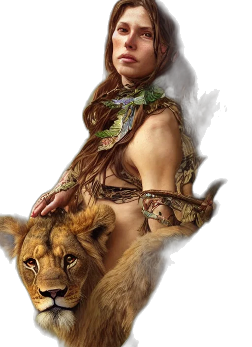 jewelry, animal, crown, creature, fantasy art, photorealistic, concept art, oil painting transparent PNG cut-out
